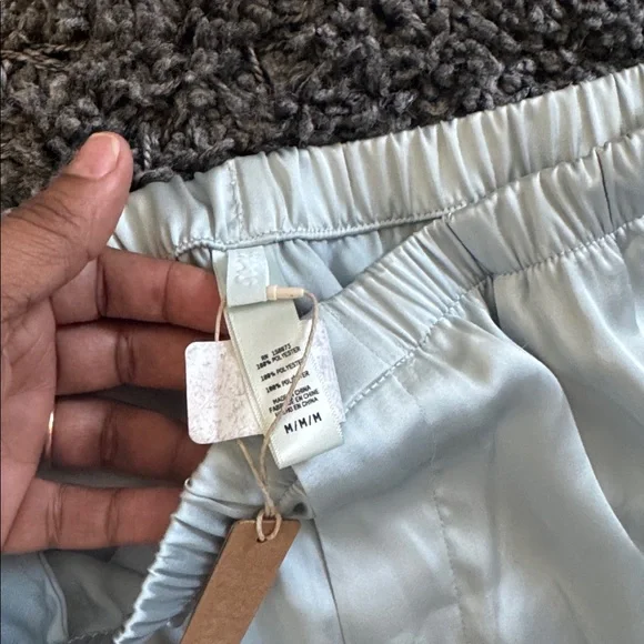 Silky Light blue Pants - Picture 3 of 3